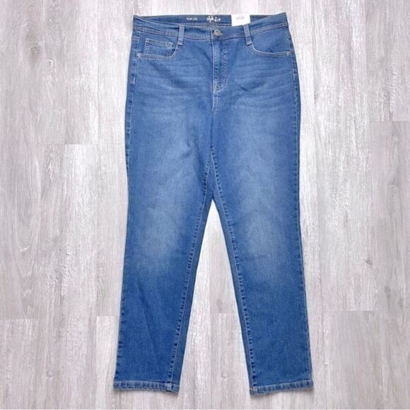 Slim Straight Leg Jeans 12 Short - Picture 1 of 4